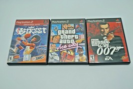 Sony Playstation 2  PS2 Games Lot of 3 GTA Vice City Russia With Love NB... - £18.94 GBP