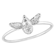 Mini Bumble Bee Personal Power .925 Sterling Silver Ring-8 - £9.45 GBP
