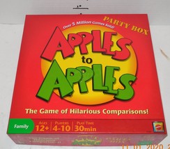 2007 Mattel Apples to Apples Board Game Party Box 100% COMPLETE - £11.64 GBP