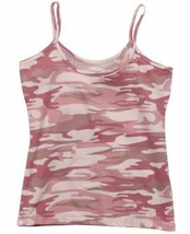 Small Womans PINK CAMO Tank Top Military Camoflauge Uniform Ladies Shirt... - $10.99