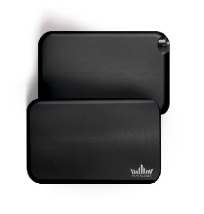 Royal Box B52 Black 8 Slot Luxury Snuff Box w/ Built In 3” Metal Straw READ More Item image 4