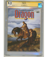 CGC SS 9.2 Dragon #221 SIGNED Larry Elmore Cover Art ~ TSR AD&amp;D RPG Gaming - $3,697.30 MXN