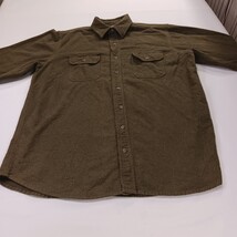 C.E. Schmidt Workwear RN#129746 Men's Brown Cotton Heavyweight Shirt Size XLT image 15