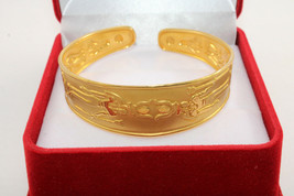 Ägyptisches gestempeltes 18K Gold Armband Ägyptische Göttin Neith Pharao... - £1,667.93 GBP
