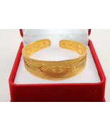 Ägyptisches gestempeltes 18K Gold Armband Ägyptische Göttin Neith Pharao... - £1,703.16 GBP
