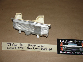 73 Cadillac Coupe Deville LEFT DRIVER SIDE BACK REAR LICENSE PLATE LIGHT... - £31.55 GBP