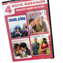 4 Movie Marathon About A Boy Prime Wedding Date Intolerable Cruelty Dvd Comedy - £15.16 GBP