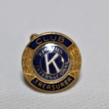 Vintage Kiwanis Club Treasurer Lapel Pin - £7.52 GBP