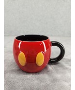 Disney Store Exclusive Mickey Mouse Mug Red Pants Yellow Buttons Coffee ... - £12.63 GBP