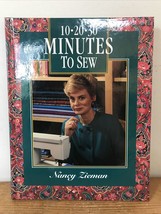 10 20 30 Minutes To Sew Nancy Zieman Instructional Sewing Book - £23.44 GBP