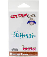 Cottagecutz Expressions Plus Die-Blessings 3.8&quot;X1.2&quot; - $10.18