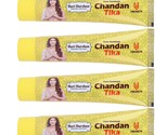 4 x 50 gms Hari Darshan Peela Chandan Tika gelb Sandelholz Nasspaste Stirn - $27.78