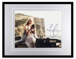 Emilia Clarke Signed Framed 11x14 Photo Display AW Game of Thrones - £185.09 GBP