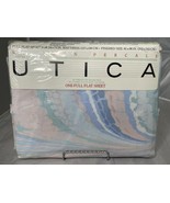 VTG ￼Stevens Utica FULL FLAT SHEET PERCALE No Iron NIP NEW Light Motif 1985 - £19.66 GBP
