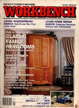 Workbench Magazine October 1987 Learn Woodworking Basics Learn Home Repair - £6.14 GBP