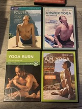 Rodney Yee Yoga 4 DVD Lot Exercise 2 Power Body &amp; Flexibility + Burn +  A.M NICE - £8.43 GBP