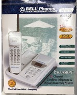 Vtg Bell Phone Cordless  &amp; Answering Machine Excursion #33600 White 25 C... - $1,319.24 MXN