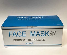50PCS Disposable Face Mask Surgical Medical Dental Mask Industrial Loop ... - £14.86 GBP