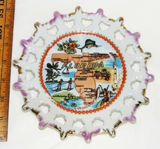 Vintage 7&quot; Souvenir Collector State Plate - FLORIDA - $10.00