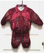 Baby Track Suit 80&#39;s Track Suit Vintage Baby Clothes Size 12 Mo - £19.54 GBP