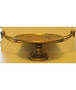 Solid Brass Maitland Smith Perseus Footed Centerpiece Zeus Handled Tazza  - $678.41 CAD