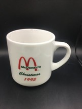 McDonald’s 1993 VTG Coffee Cup Owner Operators Lee &amp; Mary Wagy Merry Chr... - £4.73 GBP