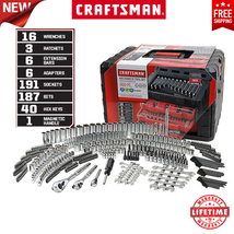 Craftsman 450 Piece Mechanic`s Tool Set With 3 Drawer Case Box 99040 BRA... - £259.03 GBP