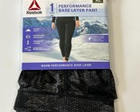 Reebok Women&#39;s Warm Performance Base Layer Pants Size XL X-Large Black C... - $7.86