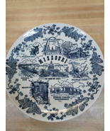 Missouri Blue Vintage Enco Ironstone Souvenir Plate Show Me Hillbilly La... - $37.97 CAD