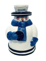 Nabisco Oreo Snowman Two Piece Cookie Jar Second In Series Houston Harvest 2000 - £14.74 GBP