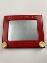 Vintage Etch A Sketch Ohio Art Company Magic Screen Red Frame Working - £11.19 GBP