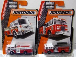 2015 Matchbox MBX Heroic Rescue - &#39;75 Mack CF &amp; Pierce Dash Fire Engine ... - £34.46 GBP