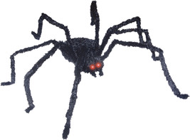 Sunstar Industries Medium Light-Up Furry Black Spider - £74.86 GBP