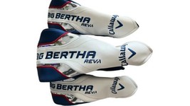 Callaway Riva Big Bertha Set of 3 Golf Headcovers Driver 5 9 Iron FREE SHIPPING - £27.65 GBP
