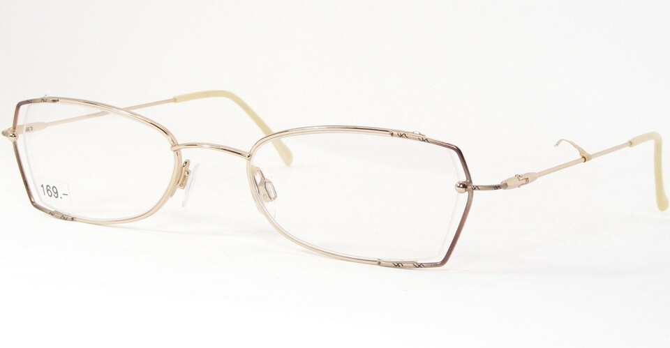 Vintage OU 52.335.01 Gold /Other UNIQUE RARE EYEGLASSES FRAME 50-20-136 ... - $75.75