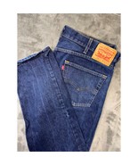 Levi&#39;s 550 Relaxed Fit Jeans Mens W44 L29 Dark Wash Denim Classic - $862.17 MXN