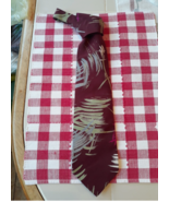Alfani 100% Silk Classic Men&#39;s Necktie Burgandy/Green/Grey/Pink EUC - $13.42 CAD