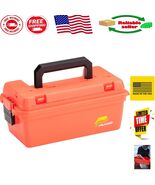 Water-Resistant Orange Storage Box for Emergency Supplies - Compact 8&quot;x8&quot; - $62.93 CAD