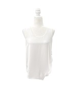 NIC+ZOE White Promenade Top XS NWT Sleeveless Asymmetrical Layered Blouse - $54.69 CAD