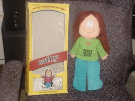 16&quot; Cathy Comic Strip Cloth Doll With Box Woman On The Move 1982  - £78.29 GBP