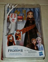 Disney Princess Frozen 2 Sister Styles Anna Fashion Doll Braiding Tool Hair Clip - £10.15 GBP