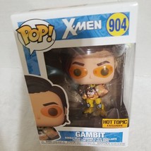 Funko Pop! X-MEN #904 GAMBIT Hot Topic Exclusive Bobble-Head Vinyl Figur... - $14.76