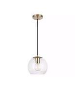 Home Decorators Collection Newbury 1-Light Antique Brass and Glass Mini-... - $502.08 MXN