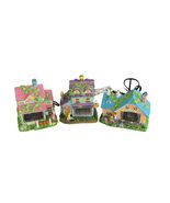 Vintage Easter Village Lighted Ceramic Houses Set 3 Ducky’s Diner Train ... - $36.00