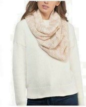 Style &amp; Co Rib Marled Loop Pink Infinity Scarf 30 inches Cozy - £14.95 GBP