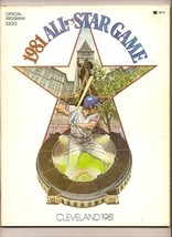 1981 MLB All Star Game Program Cleveland - $33.12