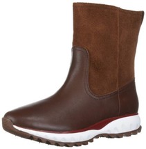 Cole Haan Women Zg Xc Boot WP Mid Calf Harvest Brown Sued W15280 - £58.63 GBP
