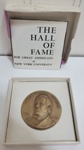 Washington Irving Hall Of Fame Great American Bronze Medallion Medallic Art Nyu - $33.37