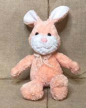 Gund Heads And Tales Peach Plush Bunny Rabbit Stuffed Animal Soft Toy - $14.85