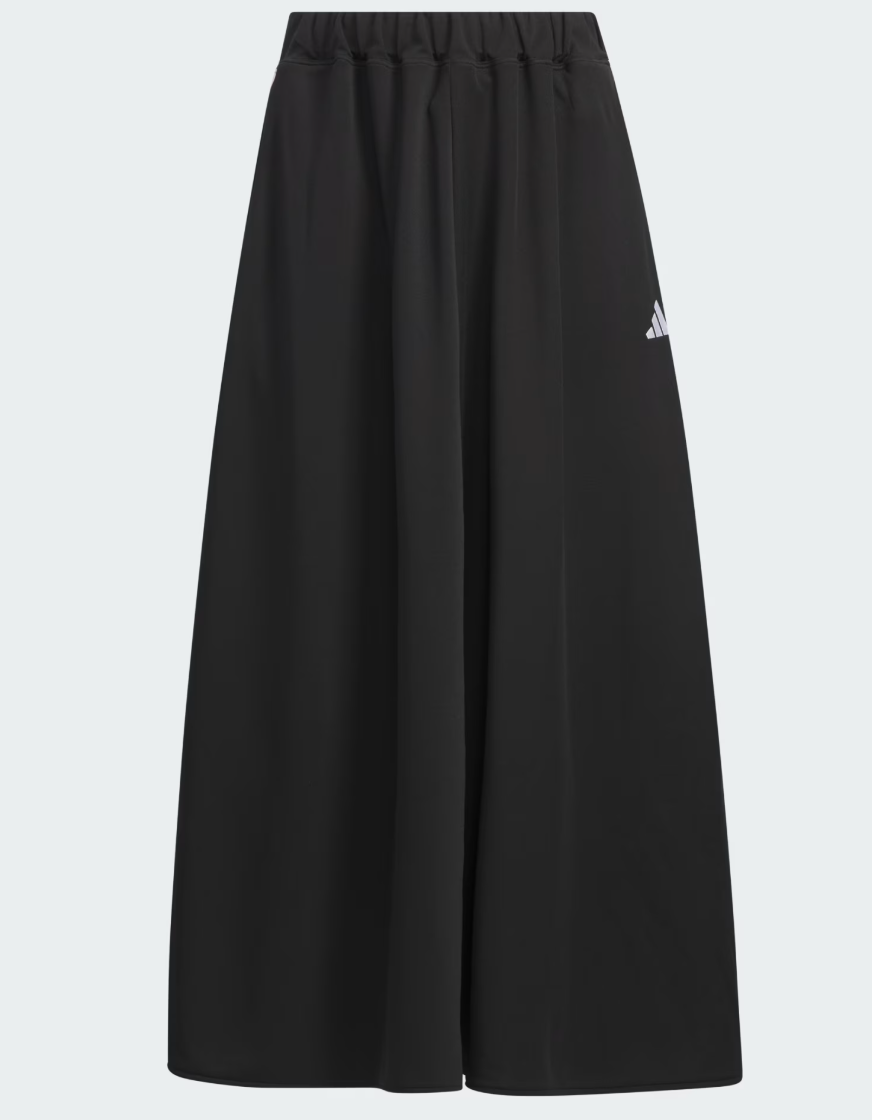 adidas 3-Stripes Knit Skirt Women's Sportswear Casual Dress Black AsiaFit KA0962 Item image 4